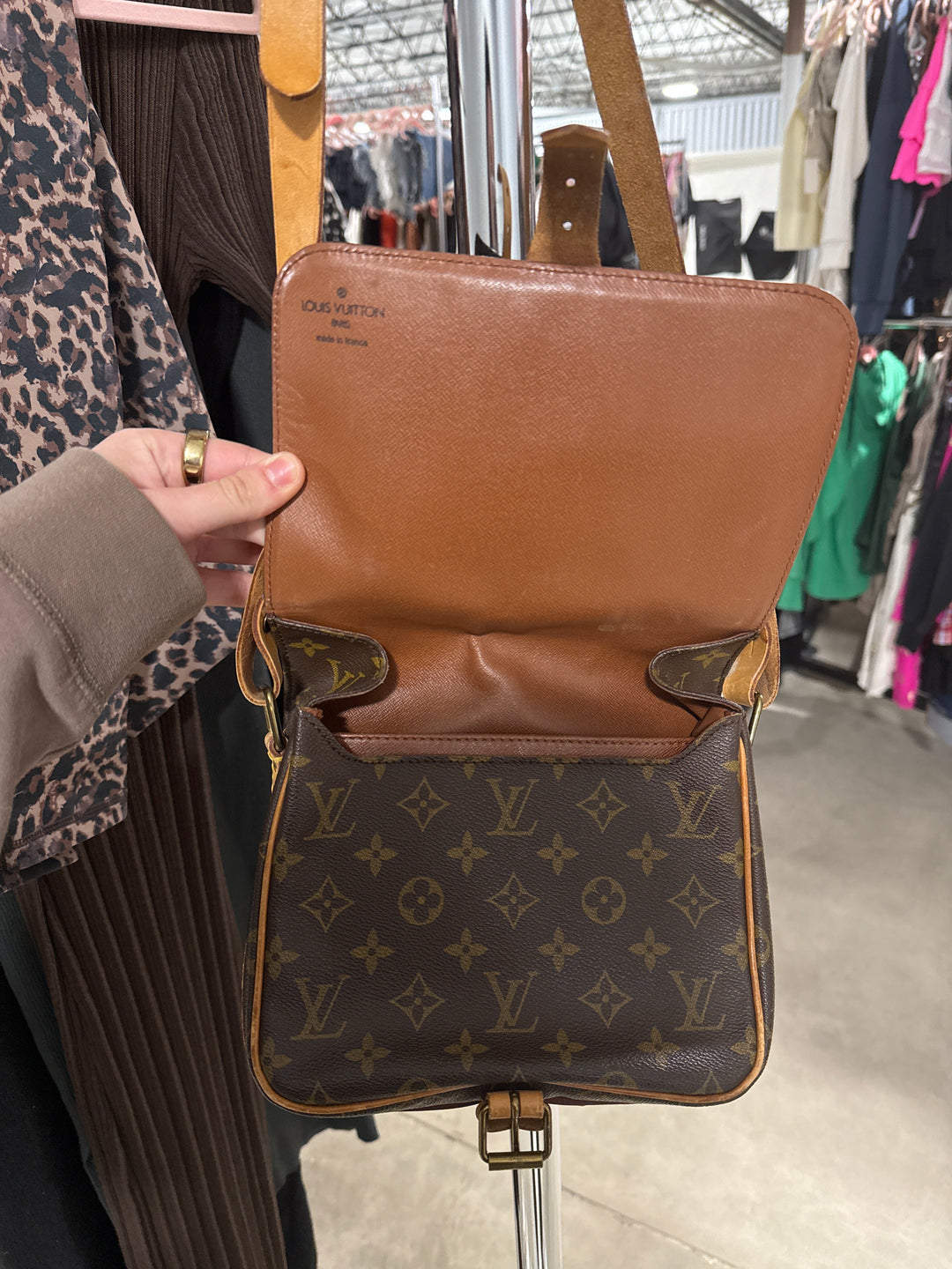 SOLD: Louis Vuitton Cartouchiere Shoulder Bag MM (vintage)