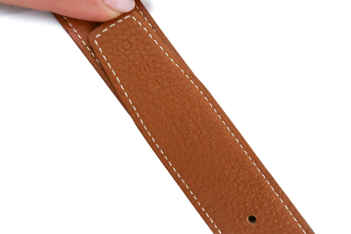 Hermes Tonight Color Belt Buckle and Reversible Leather Strap (95cm/ 37"; retail $1,320)