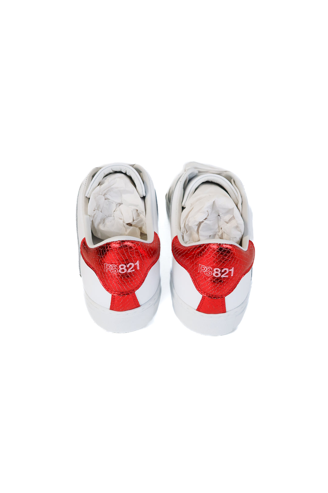 PS821 white/red snake sneakers NWT (12)