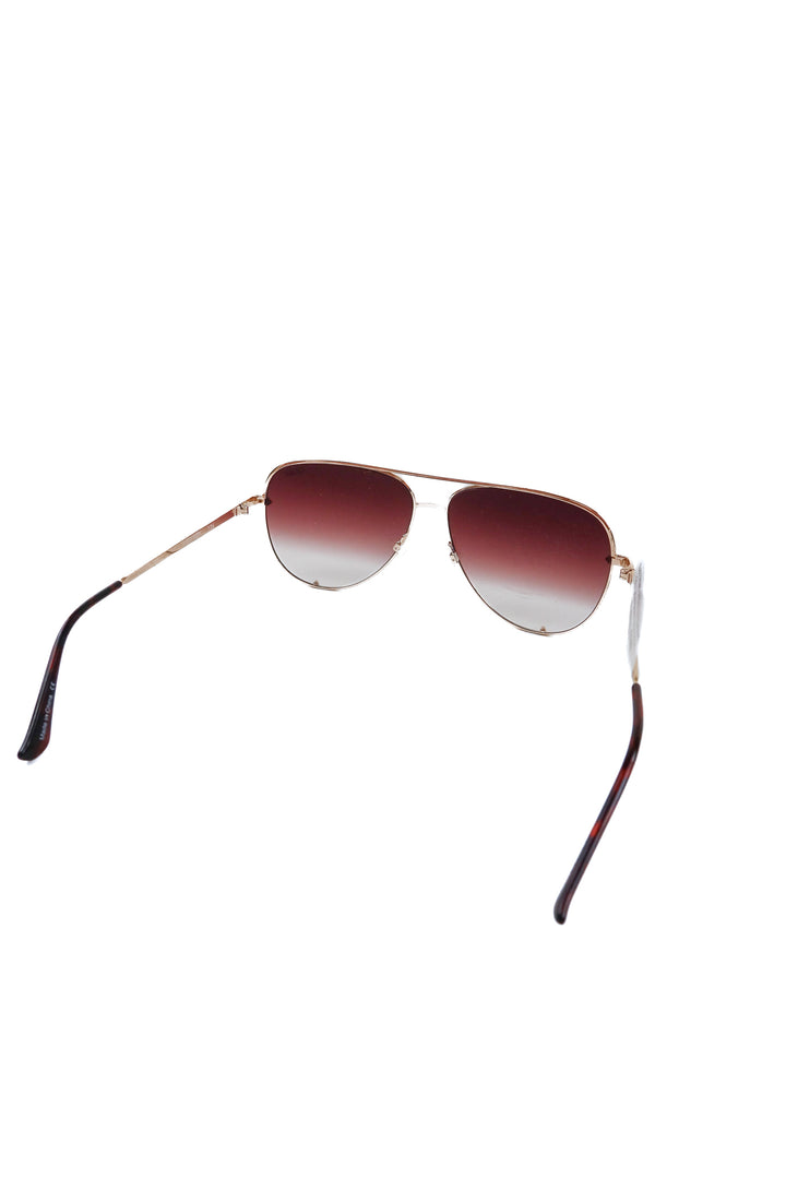 quay brown ombre sunglasses