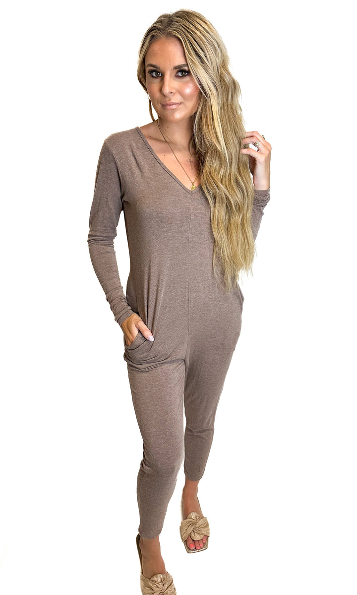 Smash & Tess Brown Pajama Onesie (XS)