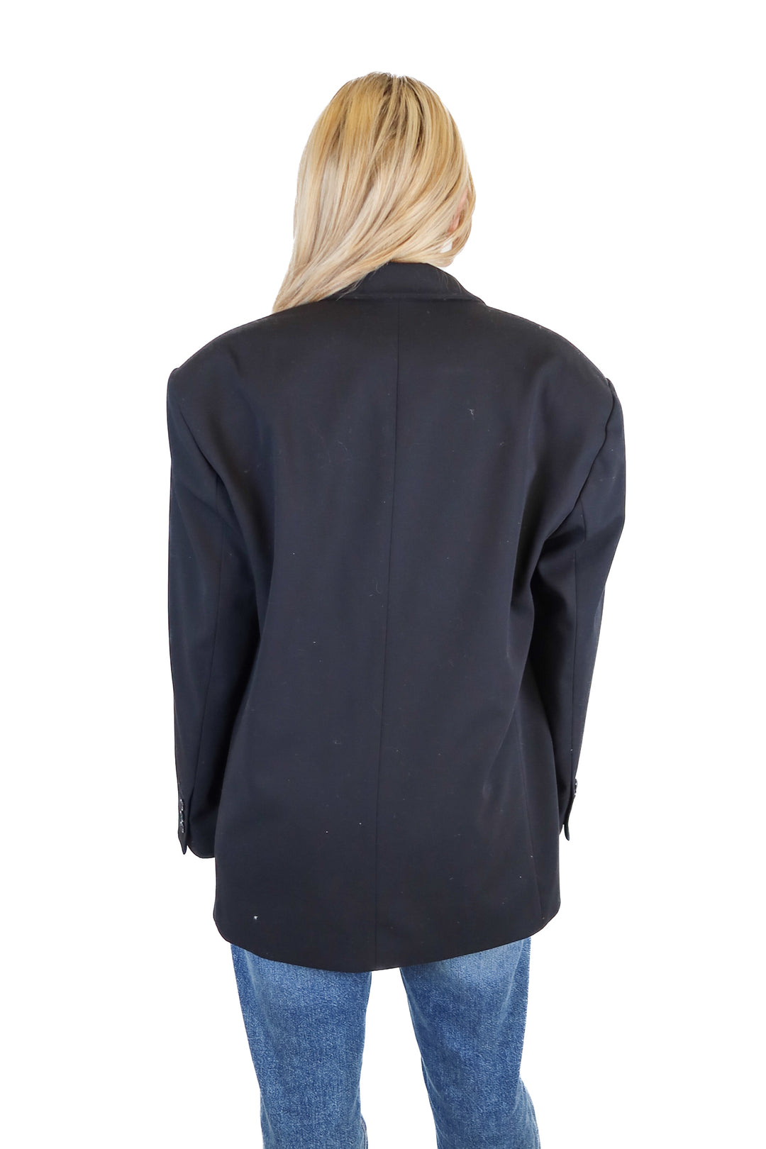 the frankie shop black oversized blazer (m; retail $375)*