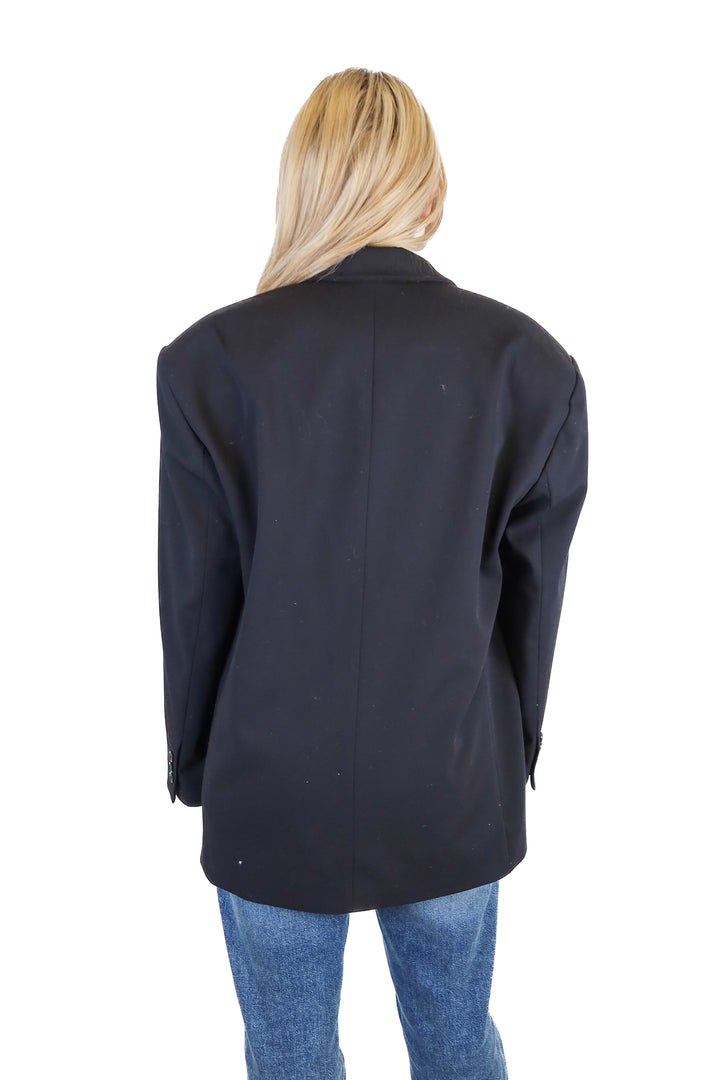 the frankie shop black oversized blazer (m; retail $375)*