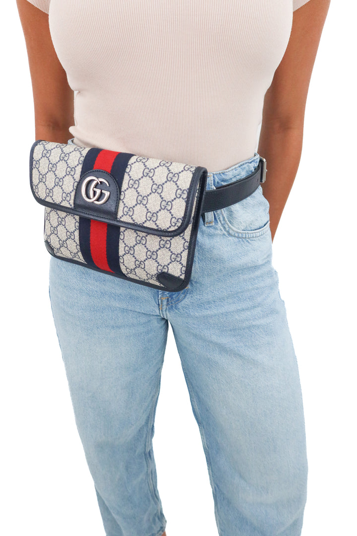 Gucci Ophidia Supreme Belt Bag (Belt 90cm/ 36")