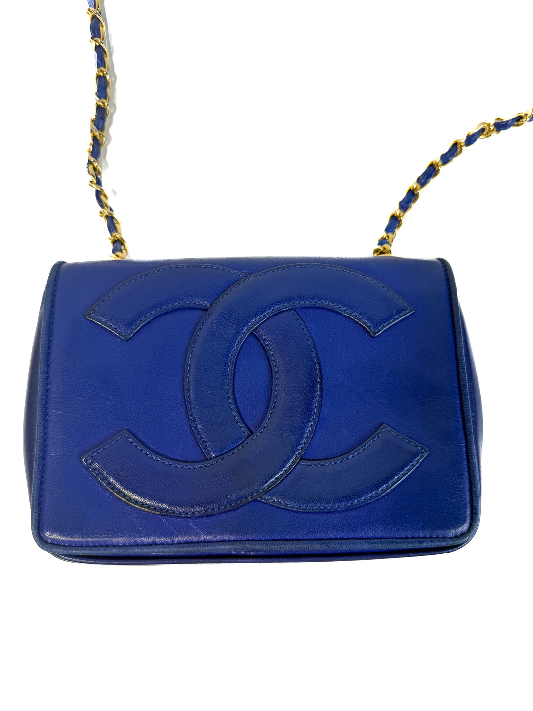 Chanel Lambskin CC Mania Full Flap Bag (vintage)