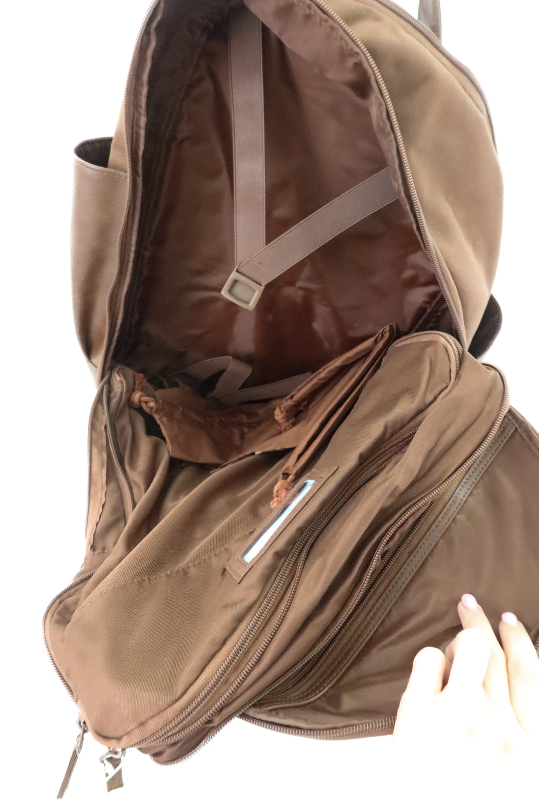 beis brown backpack (retail $118)