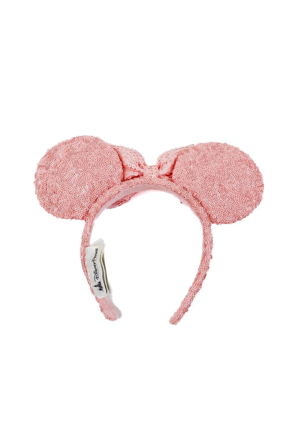 Official disney light pink sequin minnie ears