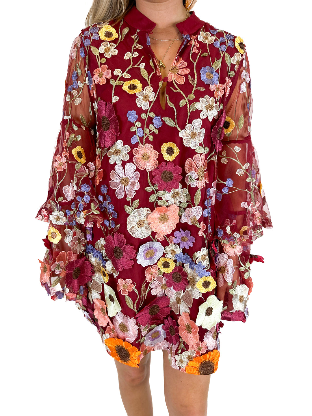Buddy Love Floral Mini Dress (L)