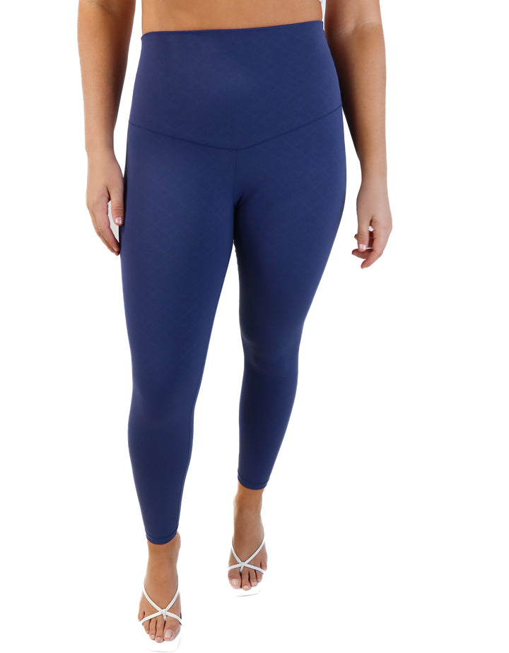 Shefit blue patterned leggings (m; retails for $68)