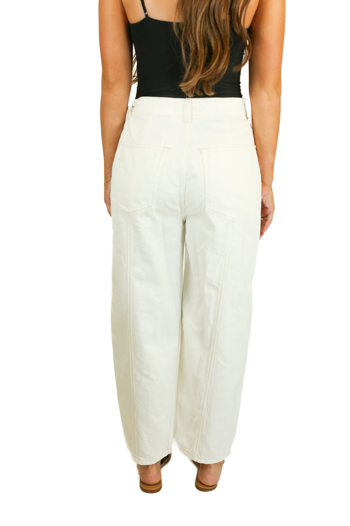 Etica Vintage White Utility Jeans NWT (28)