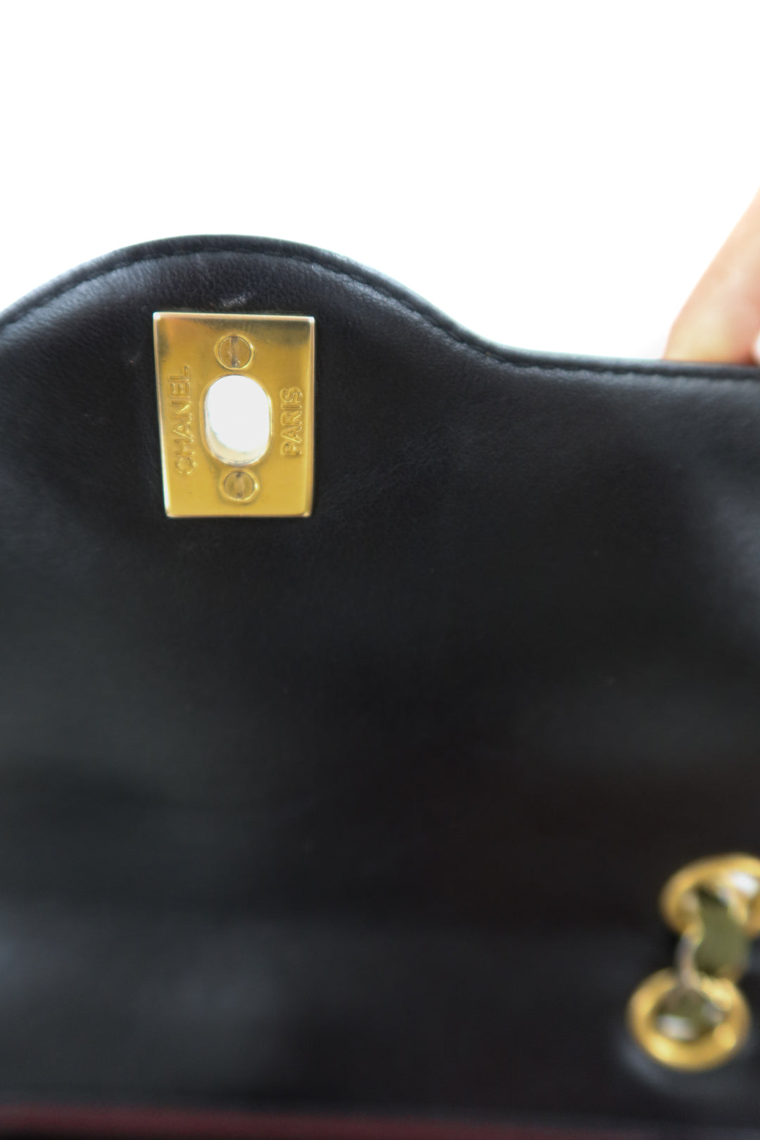 Chanel Two-Tone Single Flap Quilted Lambskin Bag (est. retail $8,900)