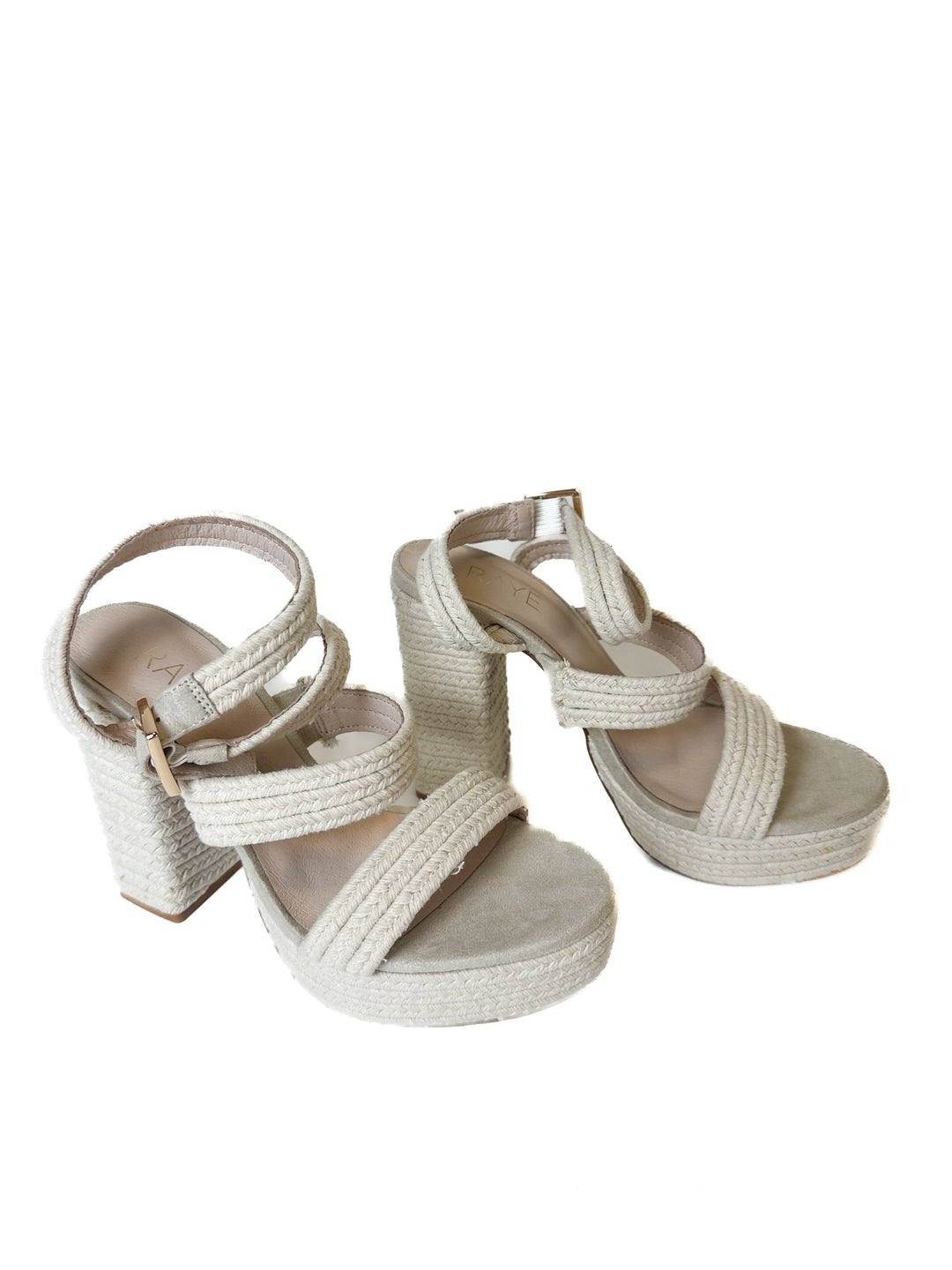 Raye Woven Platform Heels NWOT (7; retail $158)