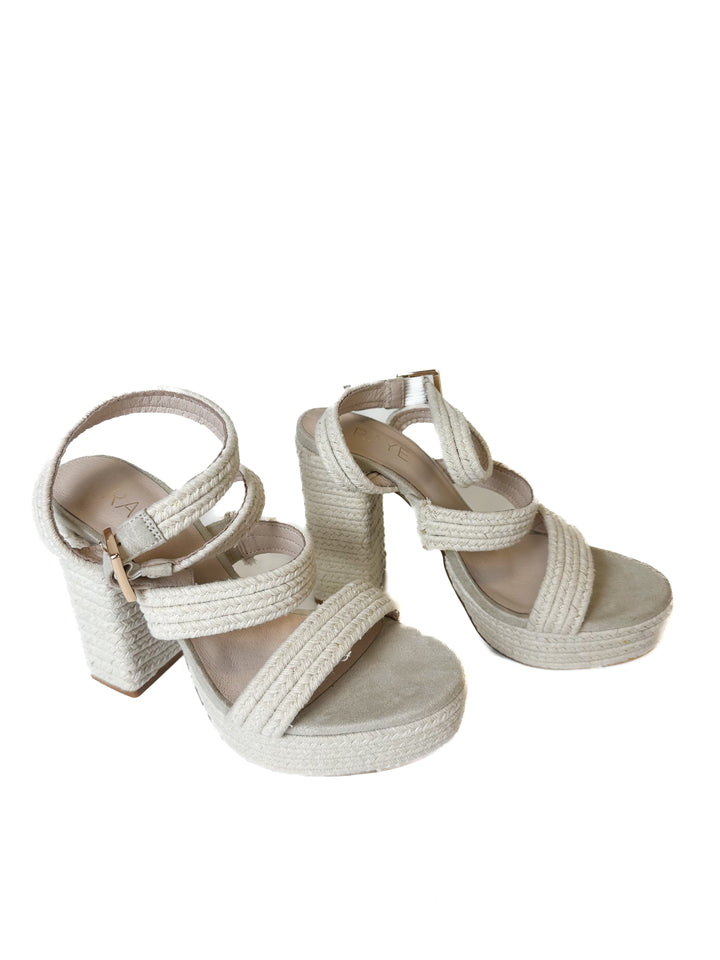 Raye Woven Platform Heels NWOT (7; retail $158)