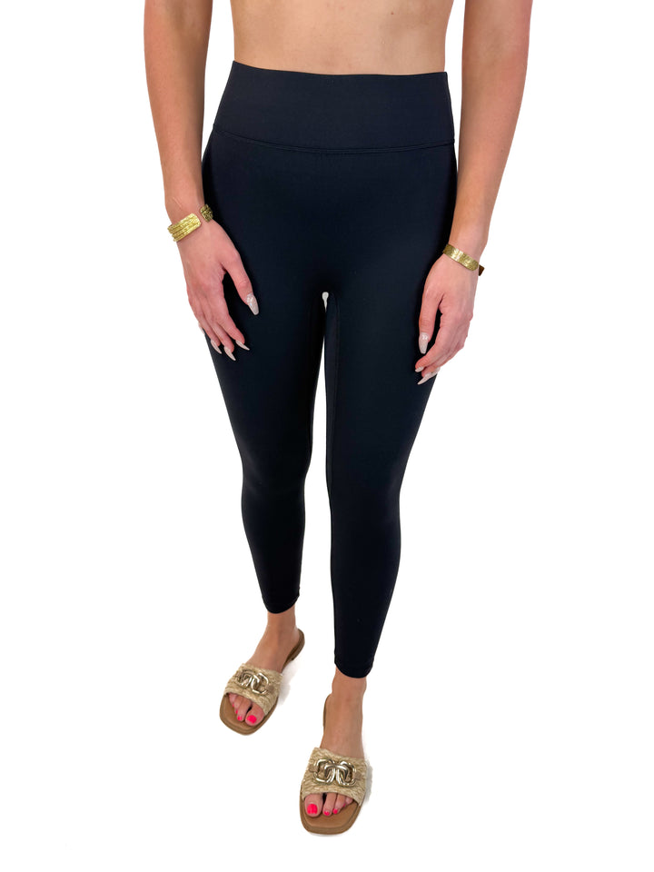 All Access x Bandier Black Leggings (S; retail $118)