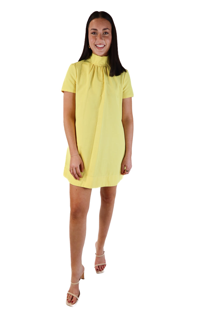 Staud Yellow Mini Dress (M; retail $245)