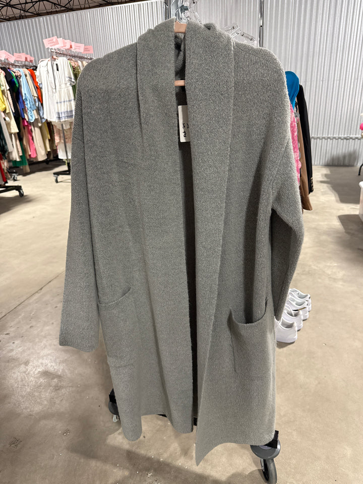 SOLD: Vici Grey Long Cardigan (S/M; retails for $88)