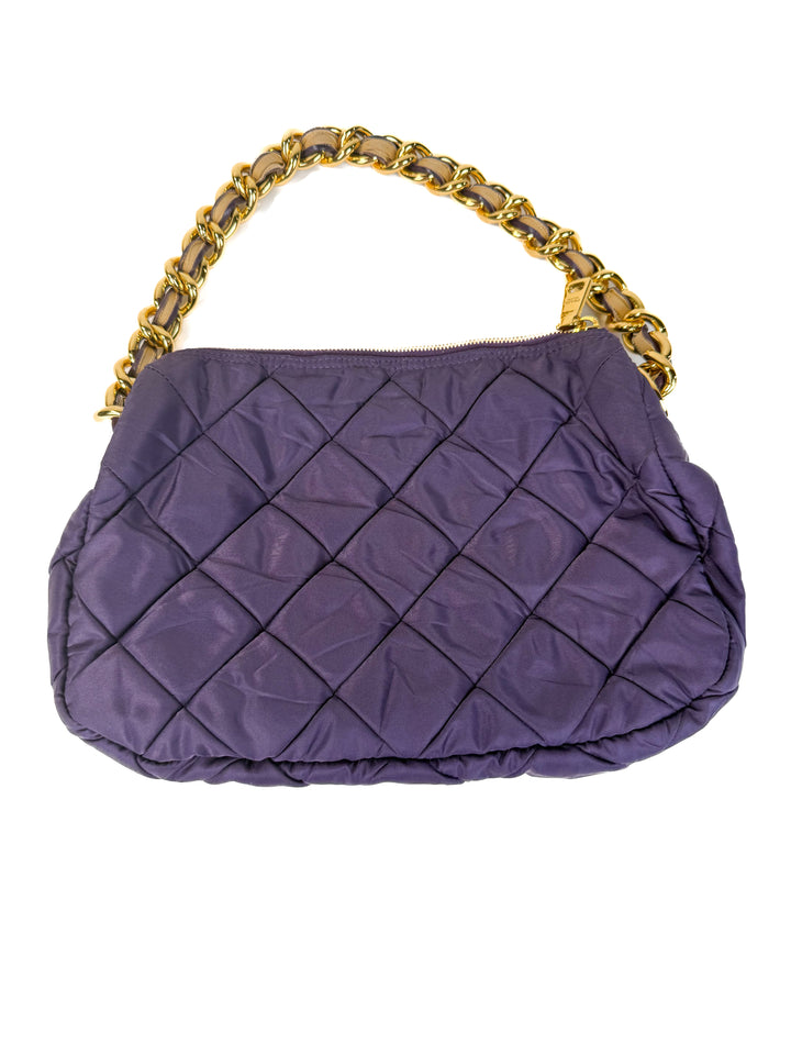 Prada Tessuto Nylon Re-Issue in Deep Purple (est. retail $1,490)