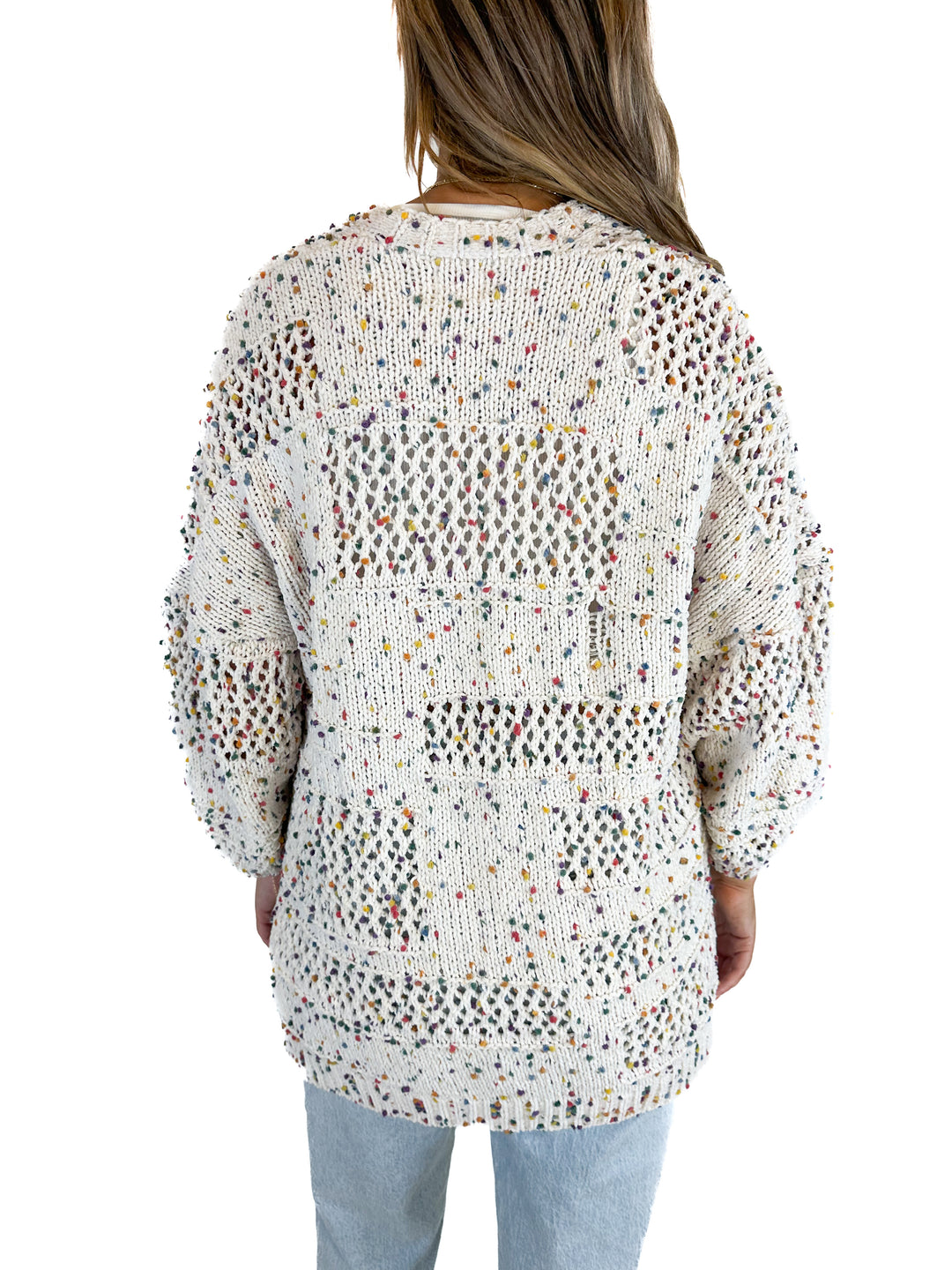 Amaryllis x Ashlee Nichols Knit Open Sweater Cardigan (S)