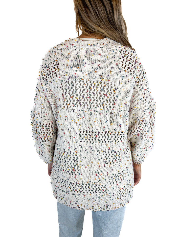 Amaryllis x Ashlee Nichols Knit Open Sweater Cardigan (S)