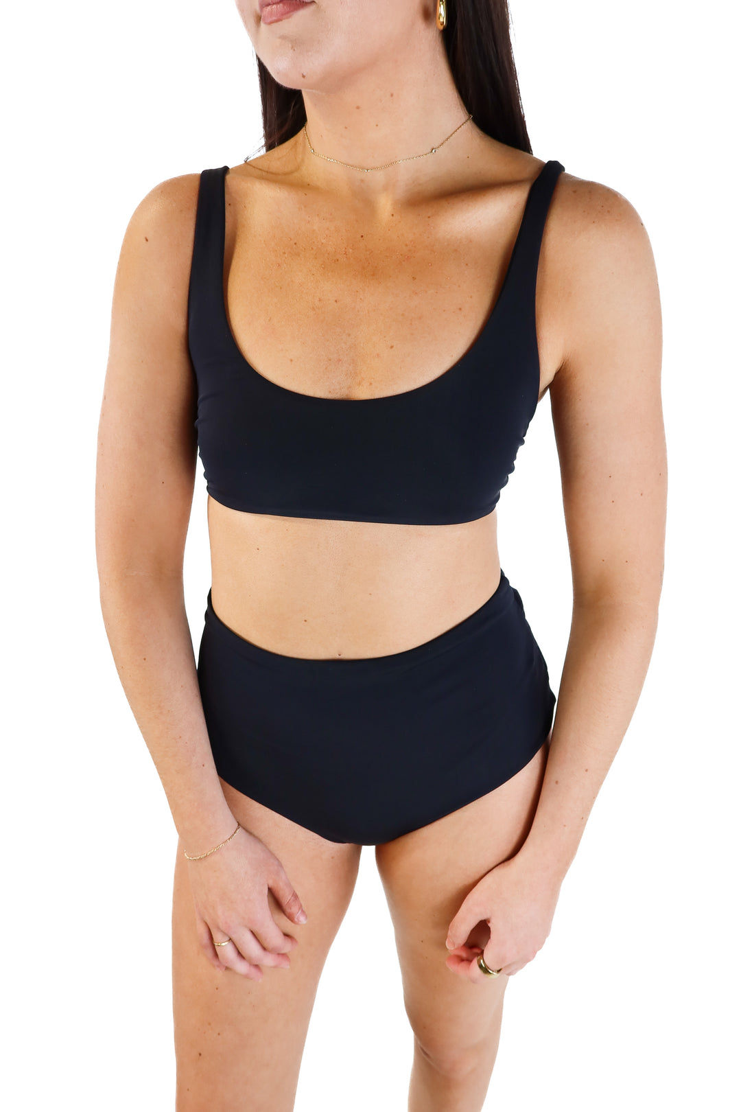 Mara Hoffman Black Bikini (S; retail $395)