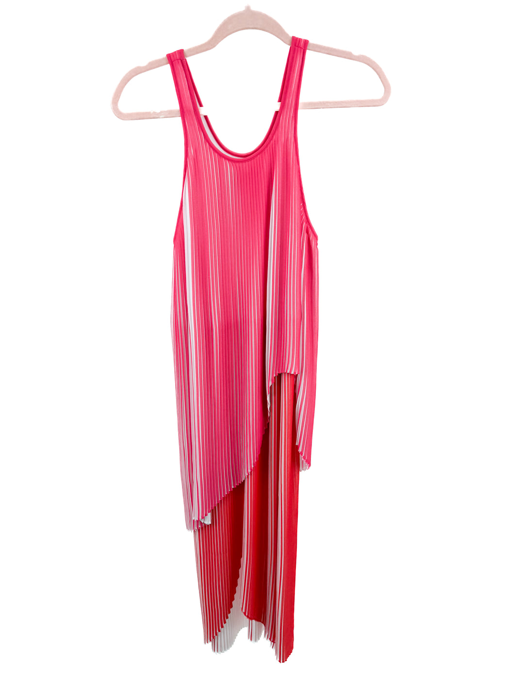 Stella McCartney Pink and orange pleated dress (IT36/ US4-6; retail $1,192)