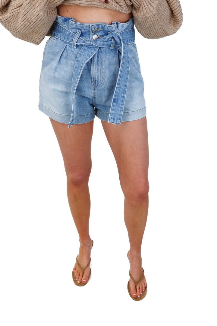 veronica beard denim shorts (24; retail $198)