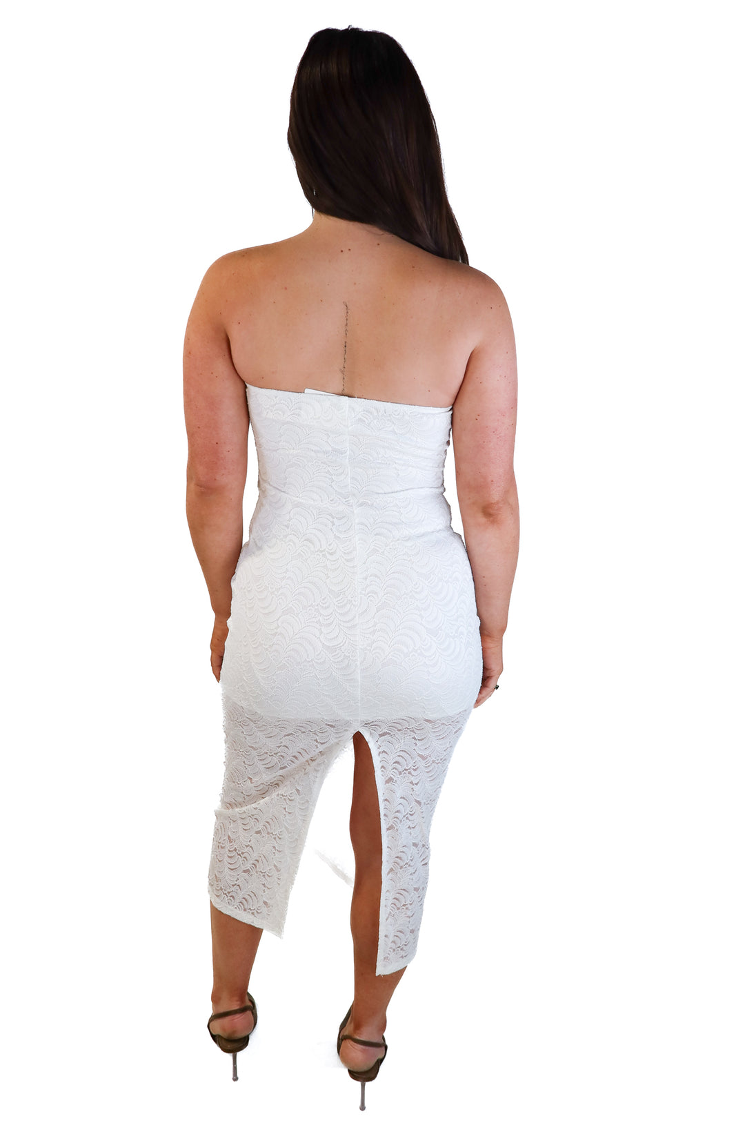 12th tribe lace midi dress (s; retail $88)