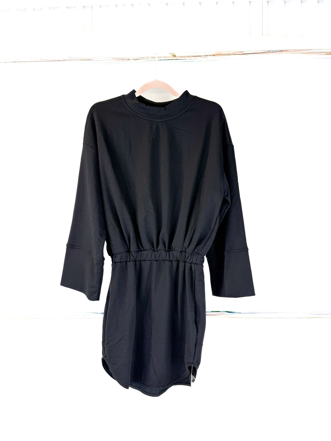 superdown black mockneck dress NWT (s)