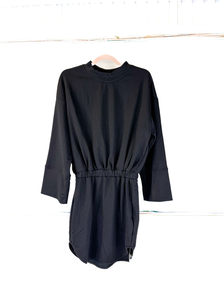 superdown black mockneck dress NWT (s)