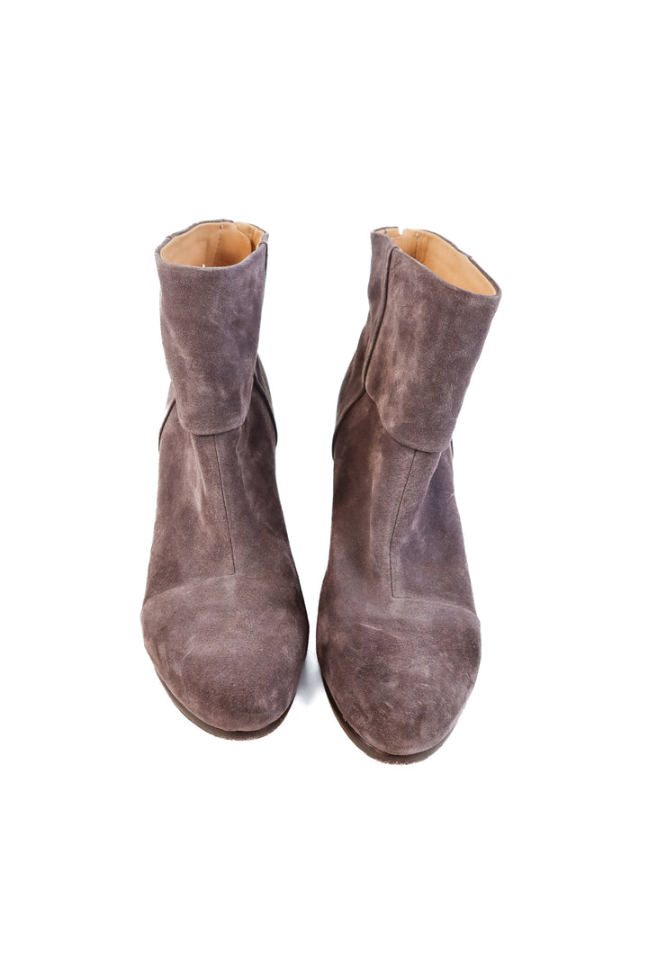 Rag & bone grey suede booties (38.5;retail $498)