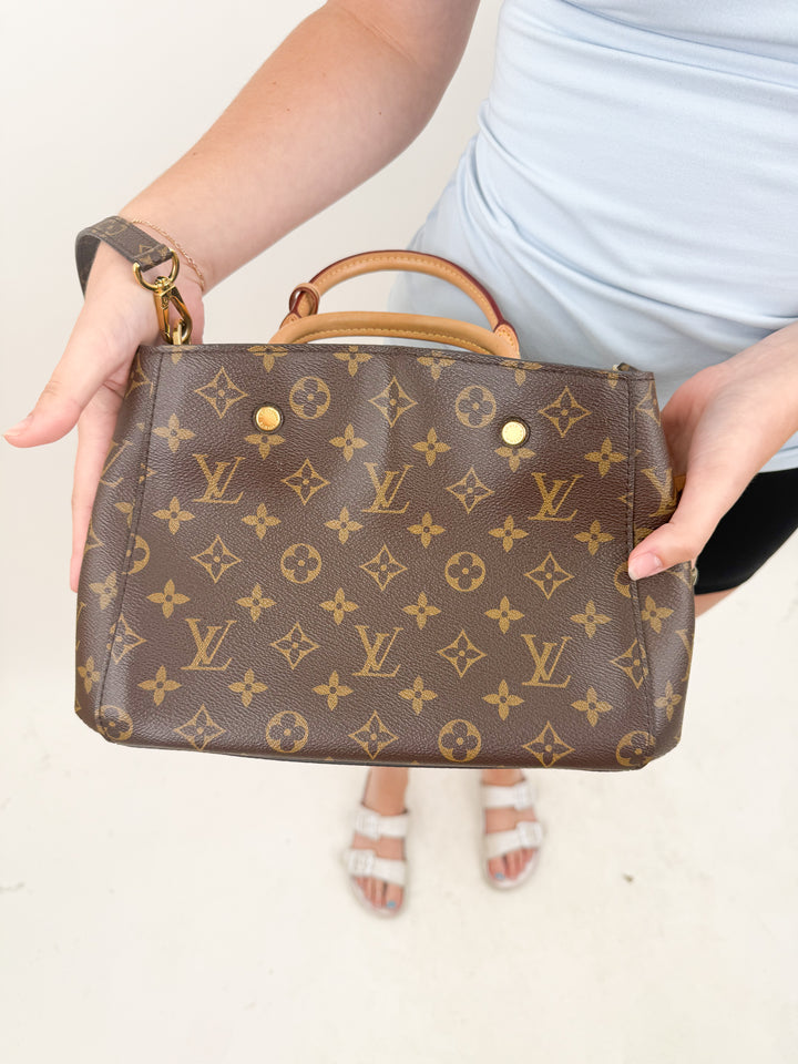 Louis Vuitton Montaigne Monogram BB Two Way Tote