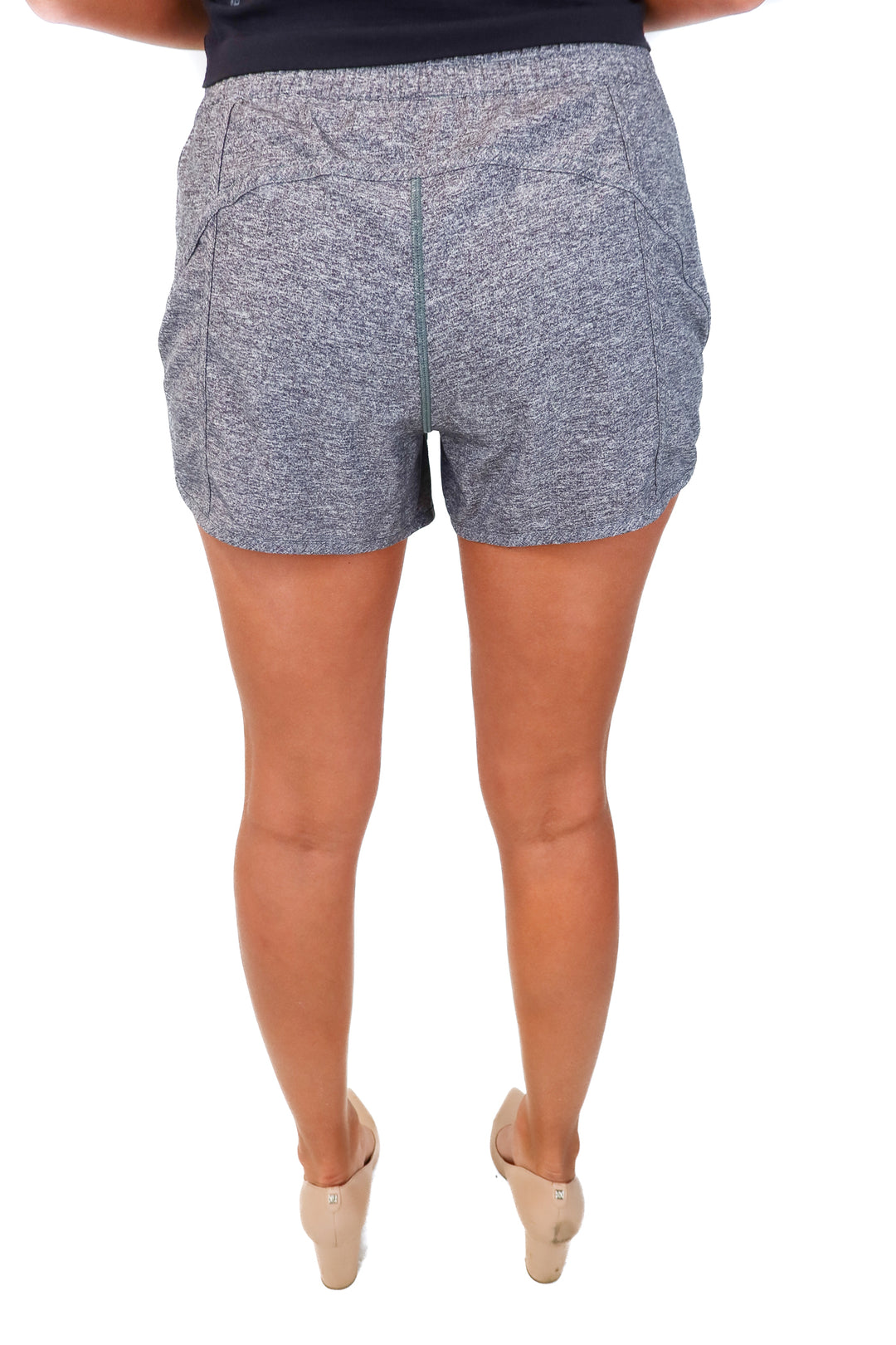 lululemon heathered grey shorts (6)