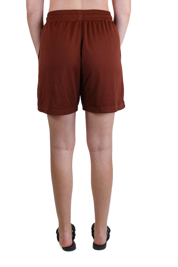 nike maroon dri-fit shorts (M)