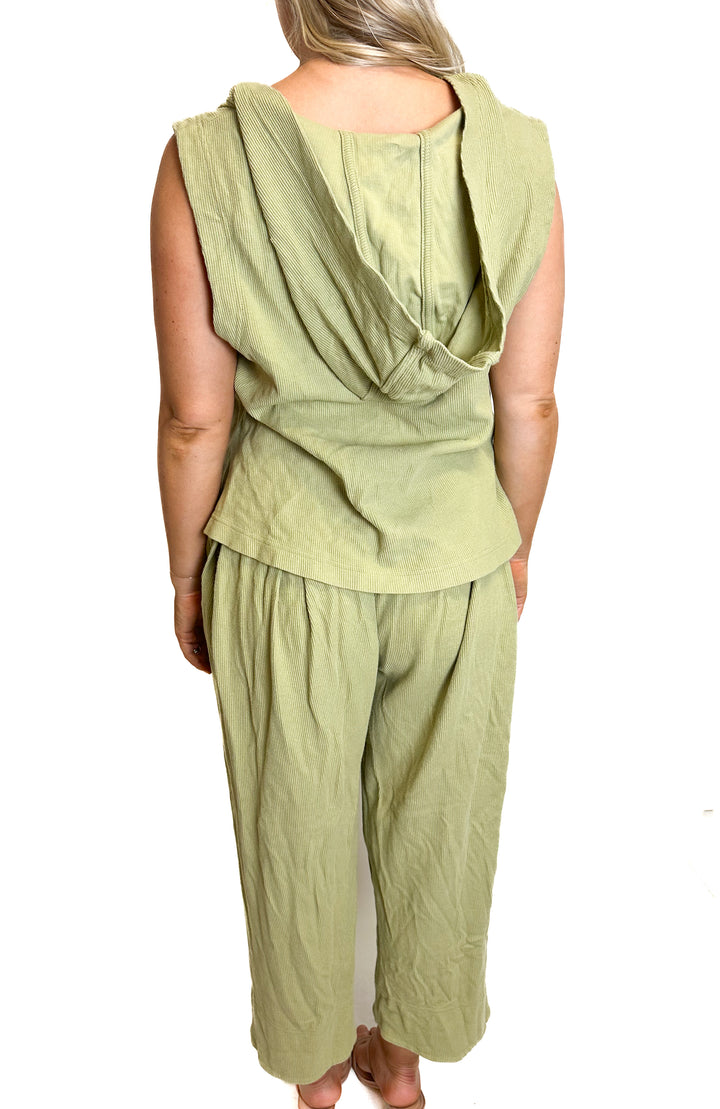 Free People Beach Light Green Set (XS)