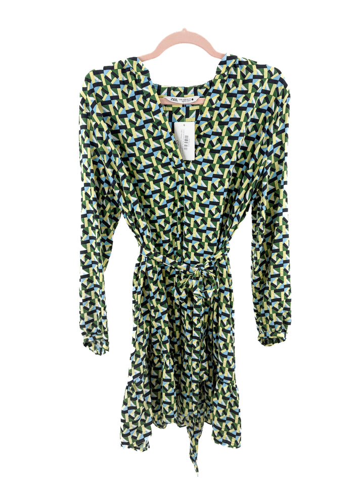 Zara geometric dress (M)