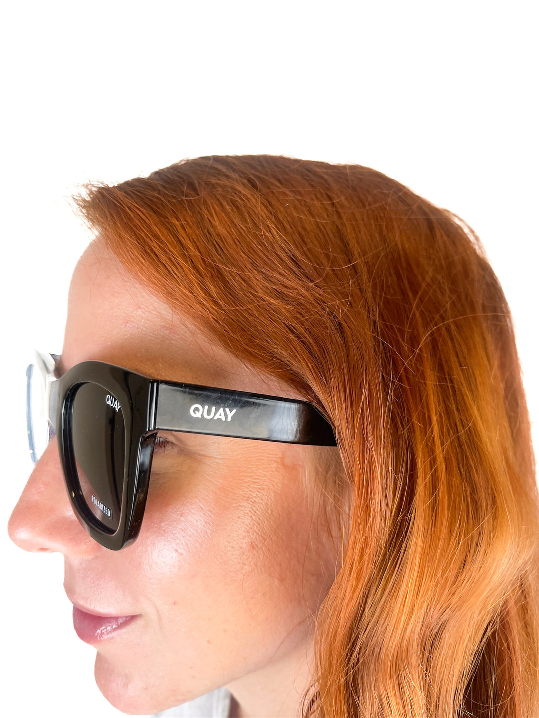Quay Black Wayfarer Style Sunglasses NWT (retail $85)