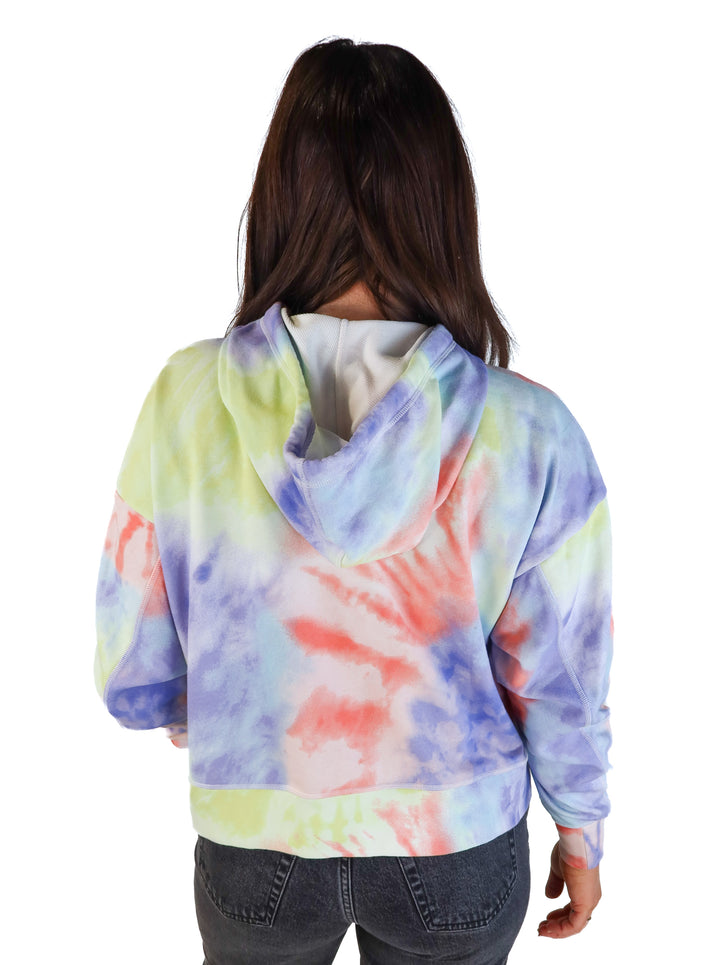 Nike colorful tie dye hoodie (m)