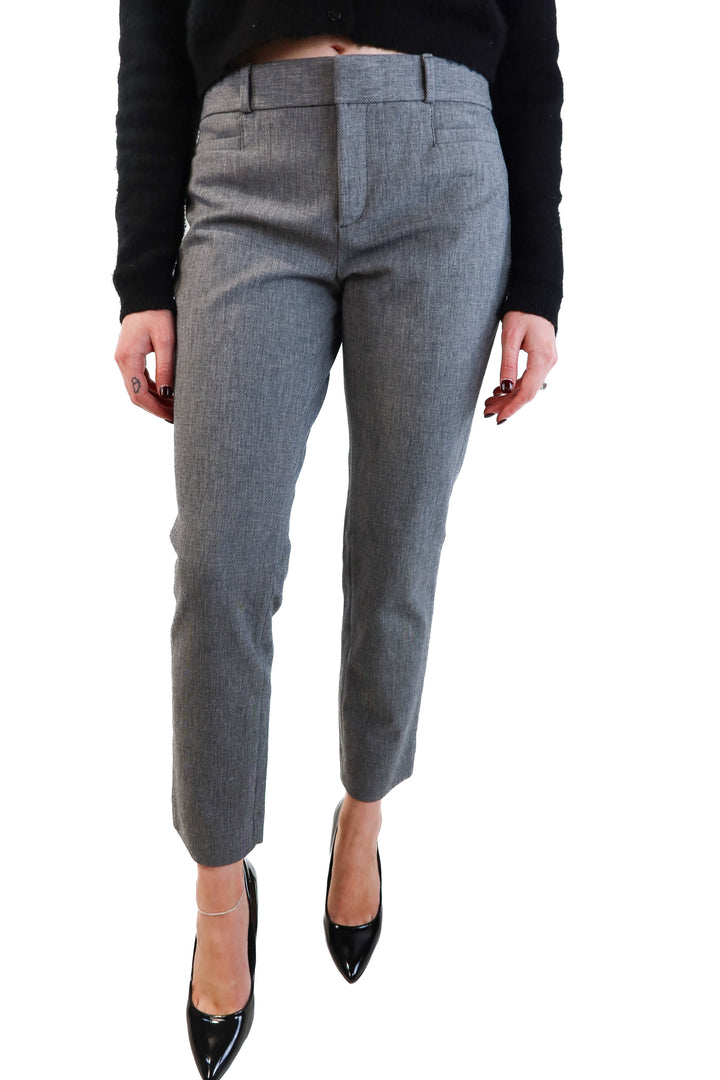 Banana republic dark grey heathered trousers (6; retails for $170)