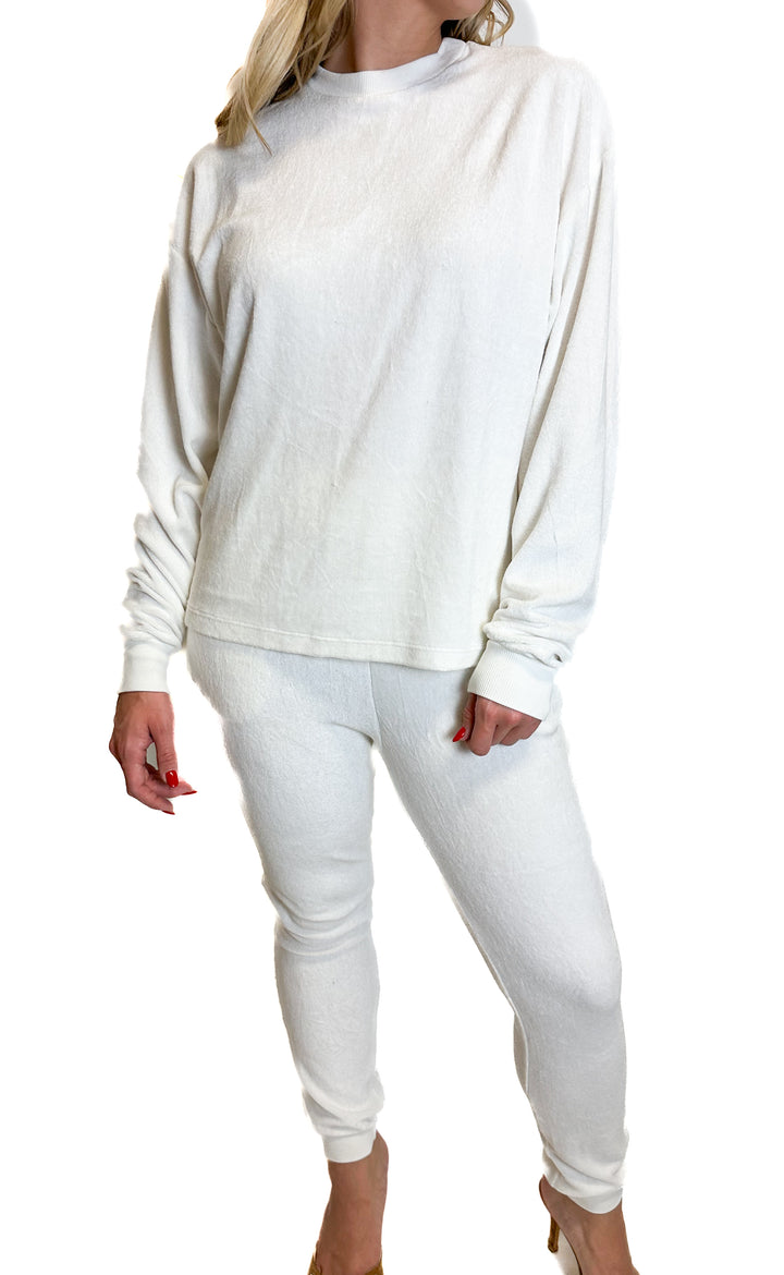 Brownlee Cream Terrycloth Set (S)