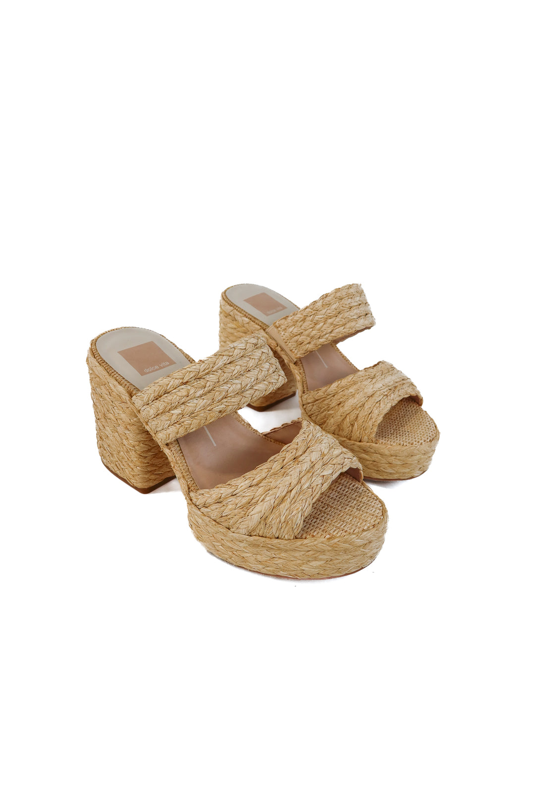 Dolce vita rattan platform sandals NWOT (7; retail $130)