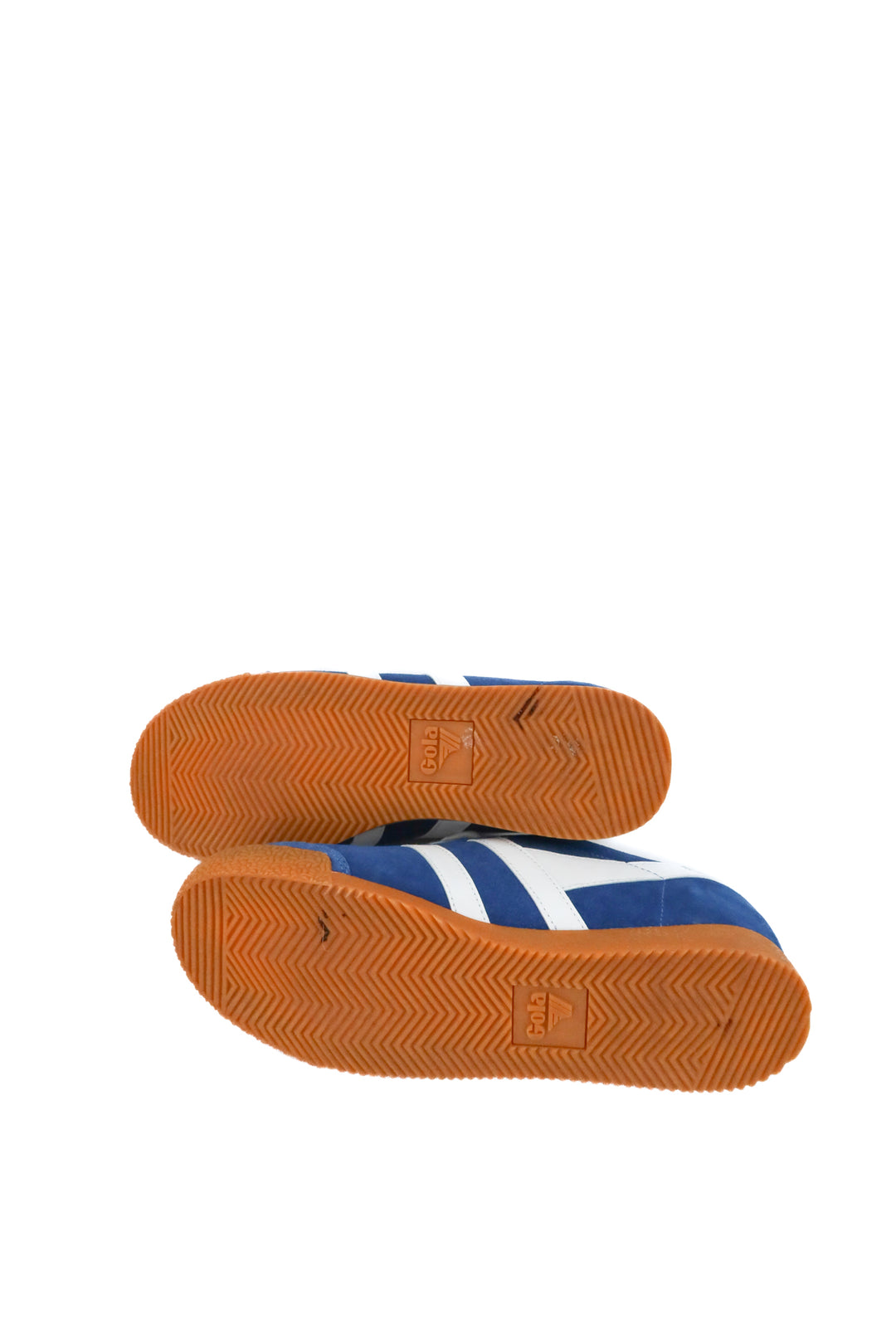 gola blue suede sneaker (9; retail $120)
