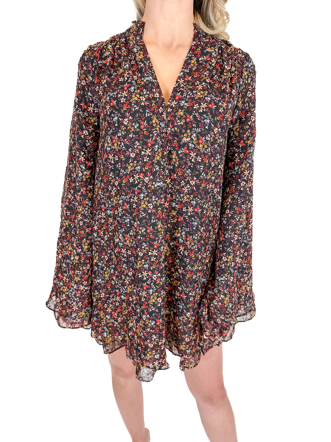 Buddy Love Floral Mini Dress (XS)