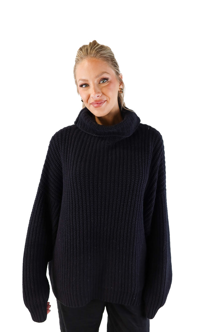 Free People Black Sweater (S; retail $120)