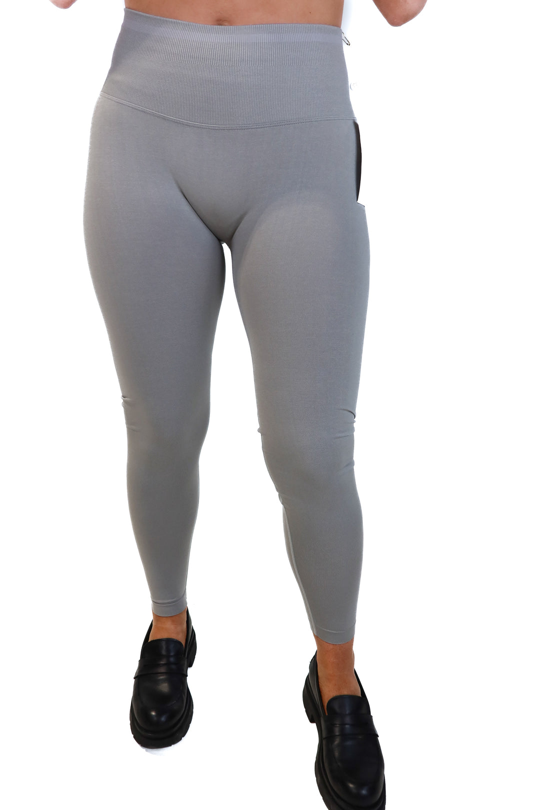 Buff bunny grey seamless leggings NWT (s; retail $70)