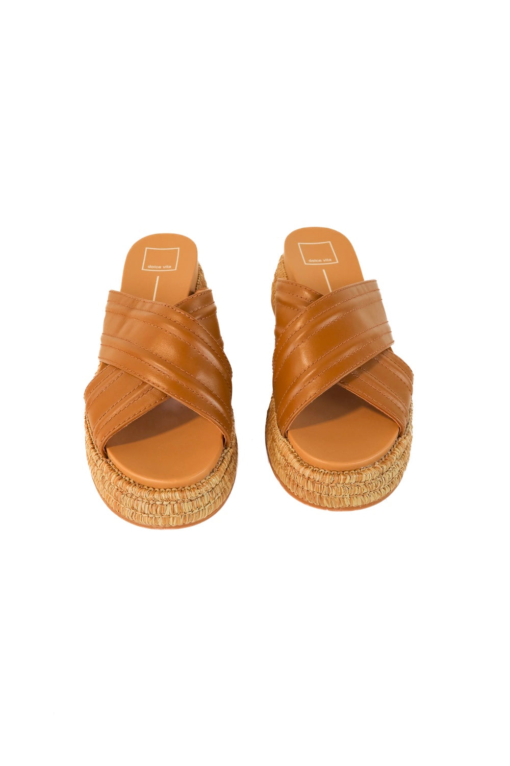 dolce vita brown woven sandals NWOT (8.5)