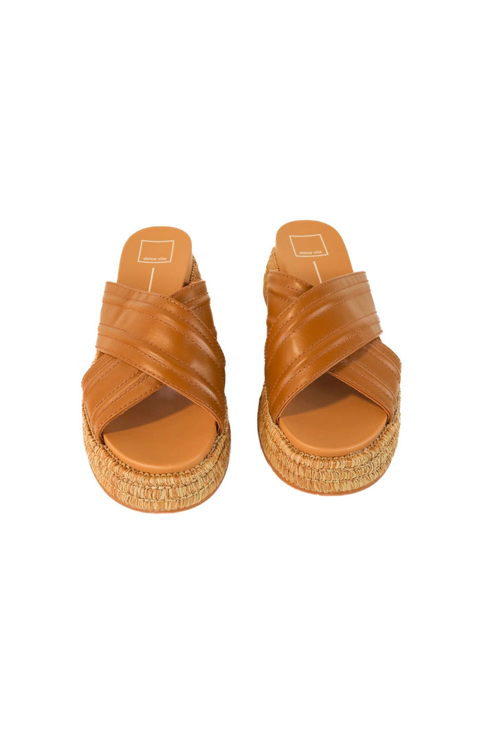 dolce vita brown woven sandals NWOT (8.5)