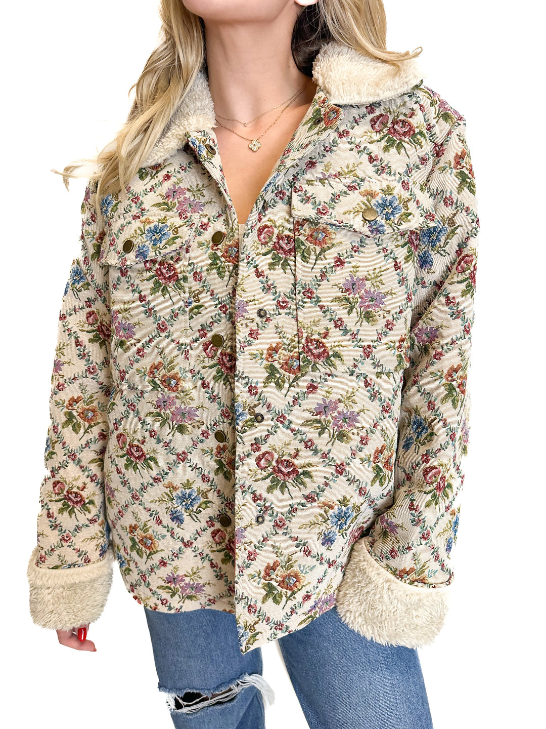 Altar'd State Floral Jacket NWT (S)