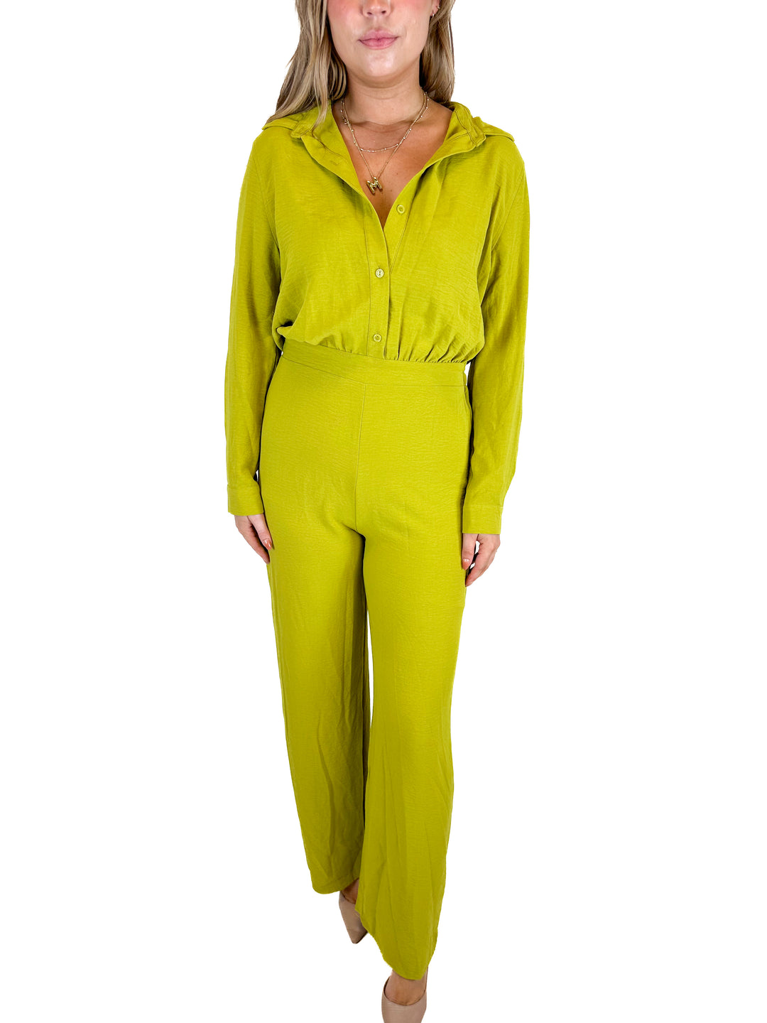 Fashion Nova Green Jumpsuit (L)