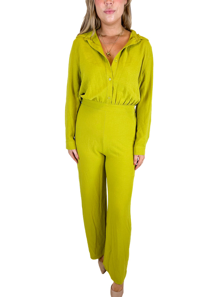 Fashion Nova Green Jumpsuit (L)