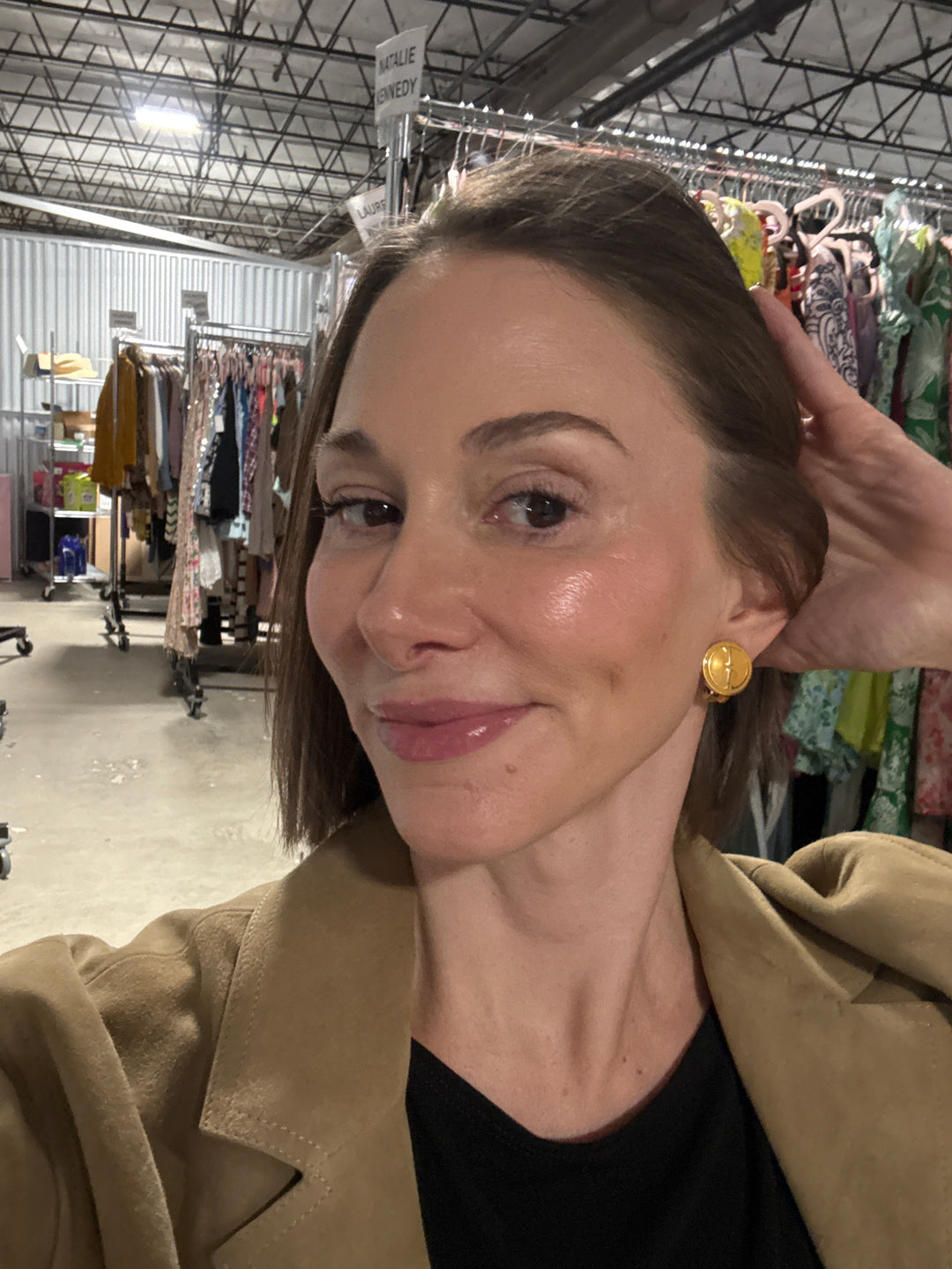 Gucci GG Logo Enamel Earrings (vintage)